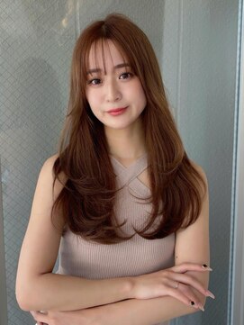 ニューヨークニューヨーク 三宮駅前店(NYNY) シースルーバング×ワンカールレイヤー