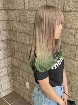 ハイトーンは傷むイメージ＝シエナのカラーは傷ませない♪どんなカラーでも楽しみながら髪のキレイを持続◇