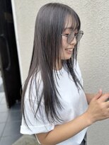 ヘアーデザイン ビビッド(HAIR DESIGN VIVID)&nbsp;ロングレイヤー/顔周りレイヤー/似合わせカット/アッシュカラー