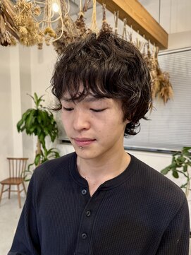 ジジ 宇都宮(Gigi) フェザーパーマ/ハイライト/パーマ/メンズ