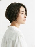 【30代40代50代】丸みが綺麗な毛先ワンカールひし形ボブ
