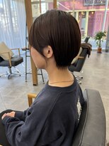 コク 千葉駅西口(COQU)&nbsp;丸みショート/顔周りカット/千葉【積田佳奈】
