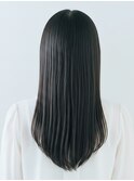 清楚系黒髪ストレート20代30代40代◎前髪あり艶髪ロングヘア成増