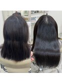 髪質改善ストレート