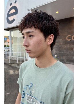 Men’s CANOE 山口小郡店 メンズカット/メンズパーマ/メンズ眉毛【メンズカノエ】 ダウンバングショート