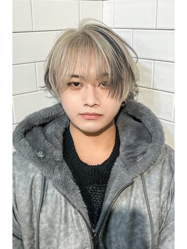 クペウヘイヴン メンズ(cope'u HAVEN men's) ホワイト×ブラックポイントカラー