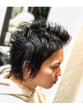 オムヘアーバイグルーマーズ(HOMME HAIR by GROOMER/S) #ウルフカット#スパイキー#ハイレイヤーウルフ#Hommehair2nd櫻井