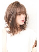 シトロン ブラン(CITRON blanc)&nbsp;伸ばしかけセミディ無造作ふわミディ☆ことりベージュ