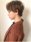 【melt】大人かわいい 小顔 マッシュショート フォギーベージュ
