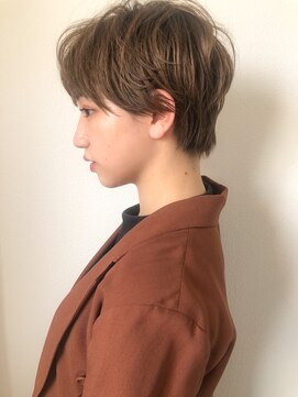 メルト 吉祥寺(melt) 【melt】大人かわいい 小顔 マッシュショート フォギーベージュ