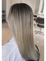 アディクト 綾瀬(ADDICT)&nbsp;【ADDICT_YuuYa】ホワイトアッシュ_バレイヤージュスタイル