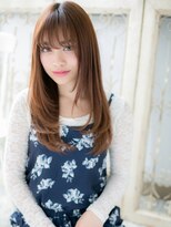 クオーレ ヘア アンジュ 水戸店(CUORE HAIR ange)&nbsp;*ange水戸*…ピンクカラーx小顔ワンカールロングレイヤーa