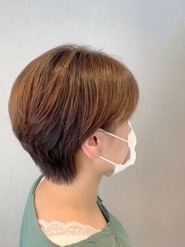 アフィックスヘア 新小岩(affix hair) 簡単スタイリング　耳掛けショート