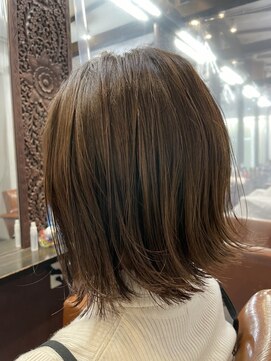 ピア(pier) 切りっぱなし×外ハネボブ