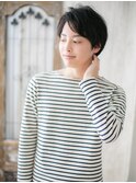 黒髪で好感度◎マッシュアンニュイ ヘアD