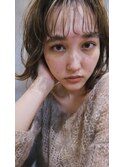 無造作ヘア/ミディアムウルフ/20代、30代/前髪あり