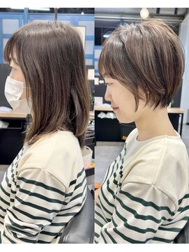 ジーニー 横浜(giinii) 大人可愛い20代30代40代丸みショート【横 浜】渋谷良太