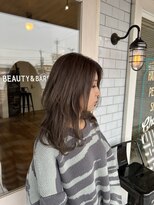 サンディーズ(Sandees)&nbsp;レイヤー透明感グレージュブリーチカラー