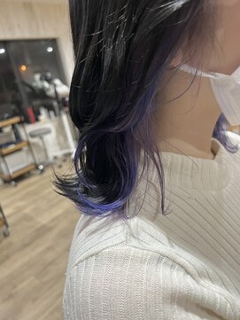 ヘブンリー(heavenly) #インナーカラー#ユニコーンカラー#ラベンダーグレージュ