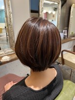 ムーン(moon) #ロングヘア #グレージュカラー #ボブウルフ#ココアベージュ