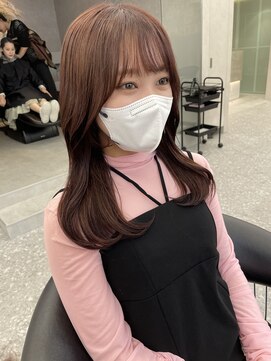 ロンド マーレ 天神大名店(Lond mare) チェリーブラウン/フェミニン/ダークアッシュ/束感/髪質改善