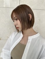 ロンド ストラーダ 心斎橋(Lond strada)&nbsp;シルキーベージュ×グレージュカラー【髪質改善/縮毛矯正】