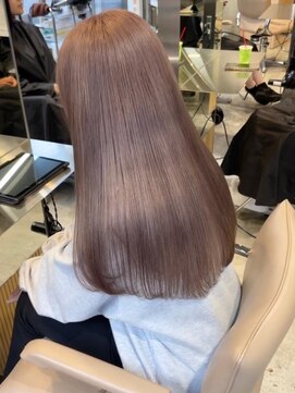 サンクプロジェクト(cinq PROJECT) ミルクティーベージュダブルカラーケアブリーチハイライト