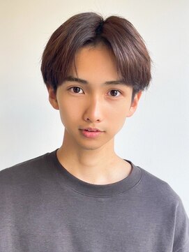 ツーダブルバイフィフス 西梅田店(WW.. by fifth) センターパートメンズマッシュパーマニュアンスパーマ刈り上げ