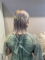 リラス 博多(rilas)&nbsp;外はねボブ　ヘアセット　イメチェン　ハイトーン