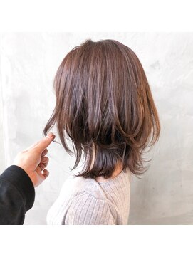 ギークス(GEEKS) 【GEEKS渋谷】大人ウルフ/30代40代/くびれヘア/冬カラー/透明感