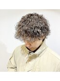 波巻きパーマ