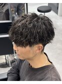 ツイストスパイラル/マッシュパーマ/メンズカット/八王子