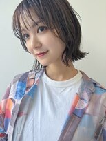 ホスタ 大阪梅田店(fosta)&nbsp;グレージュベージュショートボブショートレイヤーブリーチ学割