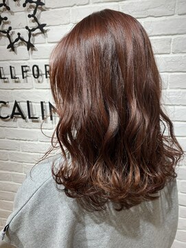 ヘア スパ ビューティー エールフォルム(HAIR SPA BEAUTY YELLFORME) ピンクオレンジカラー