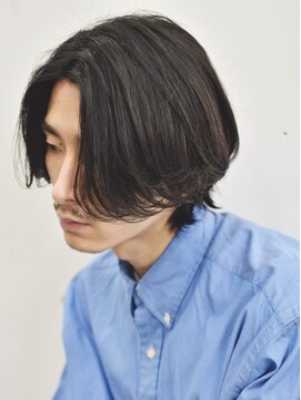 レタッチバイフィフス(RETOUCH by fifth) センターパートカルマパーマワンカールパーマ韓国ヘアガイルヘア