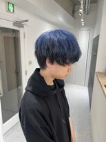 ペレ 渋谷(PELE)&nbsp;デザインカラー/レイヤーカット/ウェットヘア/オリーブベージュ