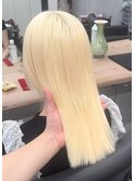 9785ュアンスカラーホワイトアッシュハイトーンカラー韓国ヘア