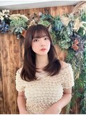 【La fith】内巻きセミロング×顔周りレイヤー