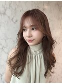 韓国ヘア/レイヤーカット/ブリーチ無し