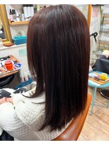 ハウオリ ヘアーワークス(Hauoli hair works)&nbsp;ヴァリジョアカラー×レッドヴァイオレットカラー