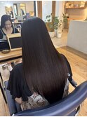 モテ髪ロング縮毛矯正  髪質改善 酸性ストレート