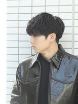メンズカット リア(Men’s cut riah)  センターパートニュアンスパーマスパイラルパーマメンズパーマ