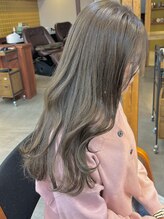 【ブリーチなしくすみカラー】