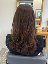 クラップス オル 金沢八景(CLAPS Ore)&nbsp;ミルクティーベージュダブルカラーケアミディアムボブパーマ