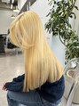 ティントバイアロブリーチ 大阪梅田(tint by alo bleach) 大阪梅田駅/ブリーチ/ハイトーン/デザインカラー/レイヤーカット