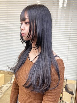 トオ(TOH) ロングレイヤー顔周りレイヤーおしゃれウルフ簡単スタイリング