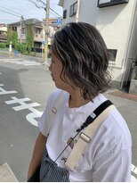 リヴゴーシュ(rive gauche)&nbsp;メンズのロン毛ハイライトカラー