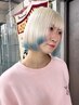 デザインカラー(ケアブリーチ付)＋トリートメント￥16800【原宿/明治神宮前】