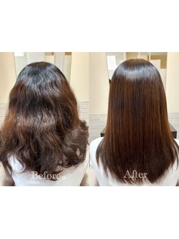 【毎朝の時間短縮にも♪】くせ毛の広がり・うねりを抑え、指通り滑らかな髪質に[西新/唐人町/大濠]