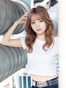 ララルーモ 渋谷公園通り店(LaLarOomo) くせ毛風ハイトーングレージュ